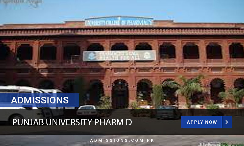 Punjab University Pharm D Admission