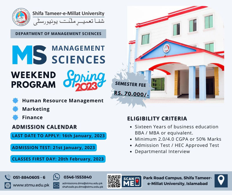 MS Management Sciences
