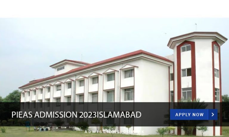 PIEAS Admission 2023Islamabad