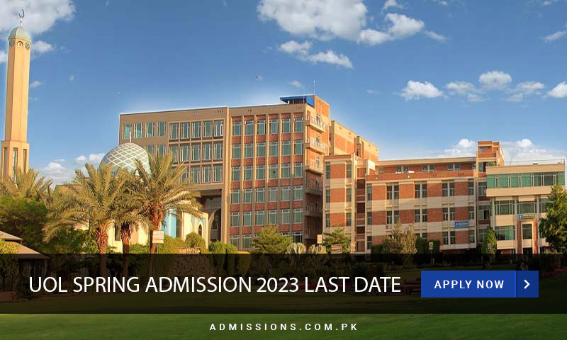 University Of Lahore - Admissions OPEN Fall 2021 Last date to Apply: 30th  July 2021 Entry Test: 31st July & 1st August Visit: www.uol.edu.pk to apply  Online For inquiry: 042 111 865