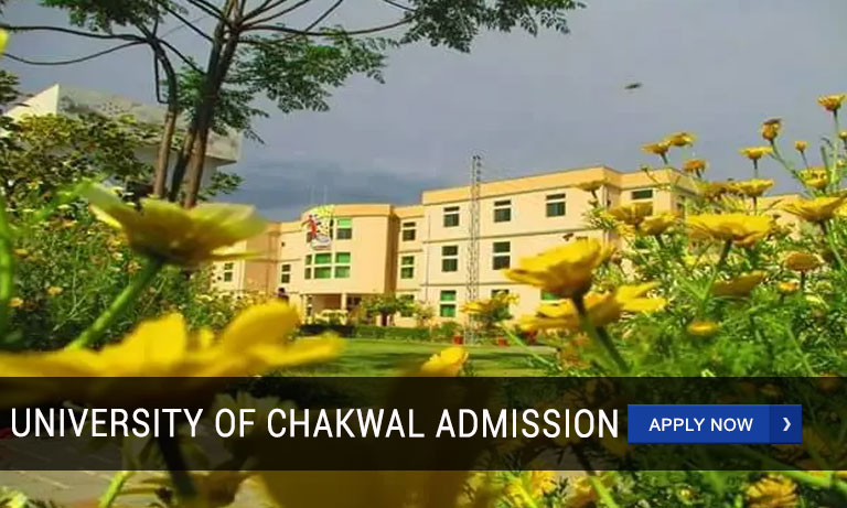 University of Chakwal Admission 2023 Last Date to Apply