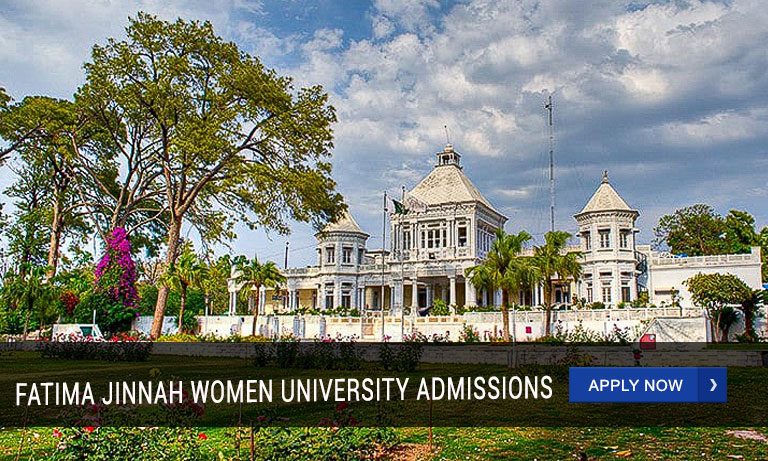 Fatima Jinnah Women University admissions for Fall 2023