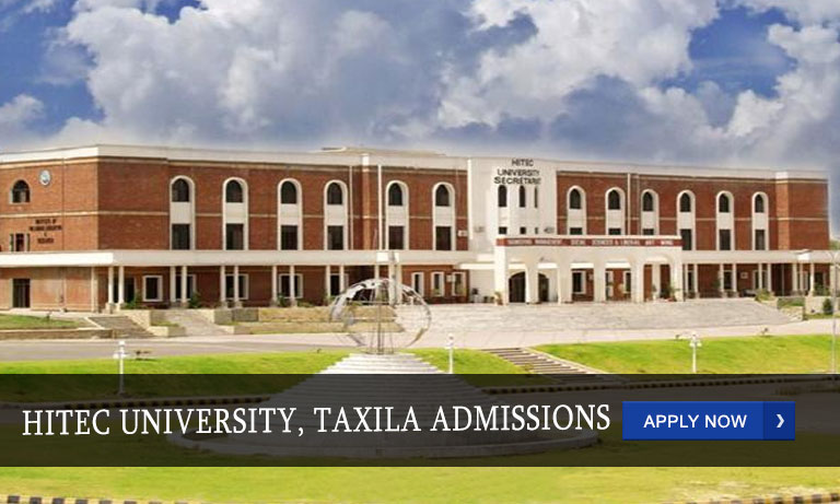 HITEC University, Taxila Admission