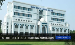 Sharif College of Nursing Admission 2023 - 2024