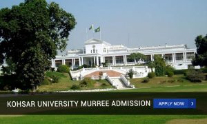 Kohsar University Murree Admission 2023 - 2024