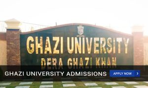 Ghazi University Admission 2023 – 2024 Apply Online