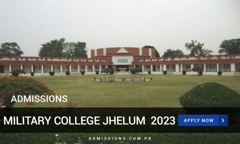 Military College Jhelum Admission 2023 - 2024