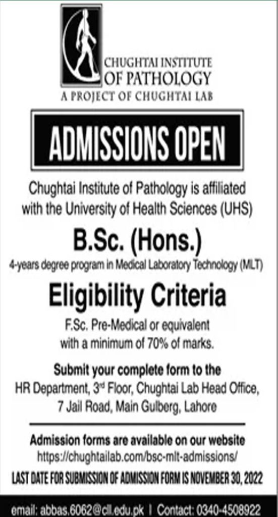 chughtai-lab-lahore-admission